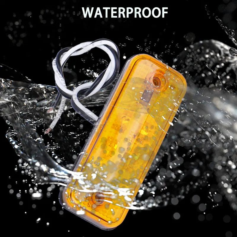 1 шт. 4 светодиодный боковой маркер световой индикатор лампы для автобуса