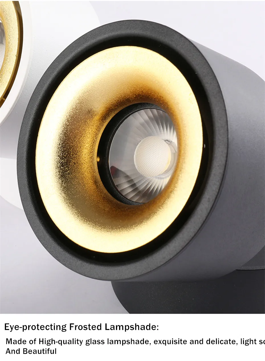 COB 7W 12W 15W Led Track light lamp Ceiling Rail Track lamp lights Spot lights led 220v 110v for shop clothing Store Home