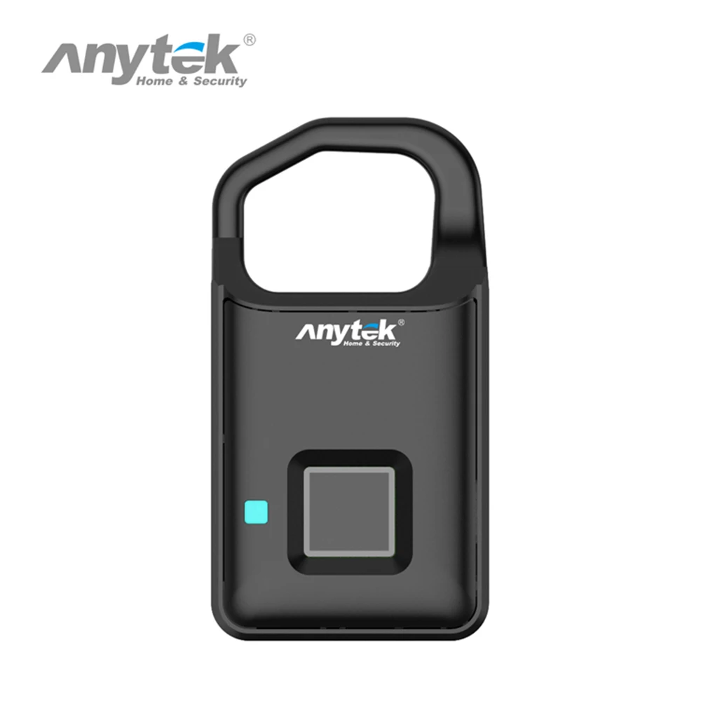 Anytek P4 отпечаток пальца Замок USB Перезаряжаемый умный без ключа Противоугонный