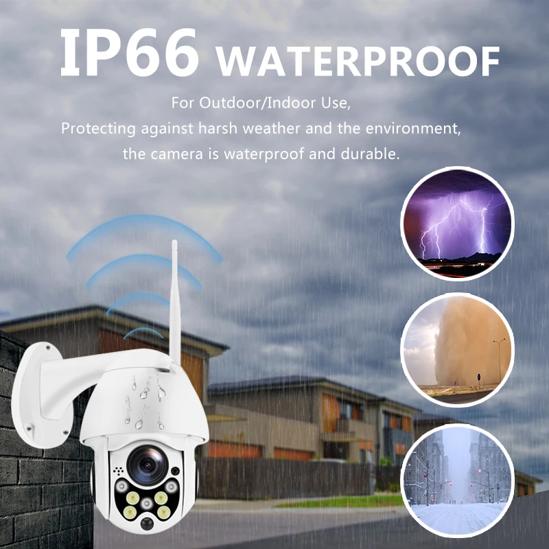 IP камера YCC365 Plus беспроводная 1080P PTZ Wi Fi 4 кратный зум|Камеры видеонаблюдения| |