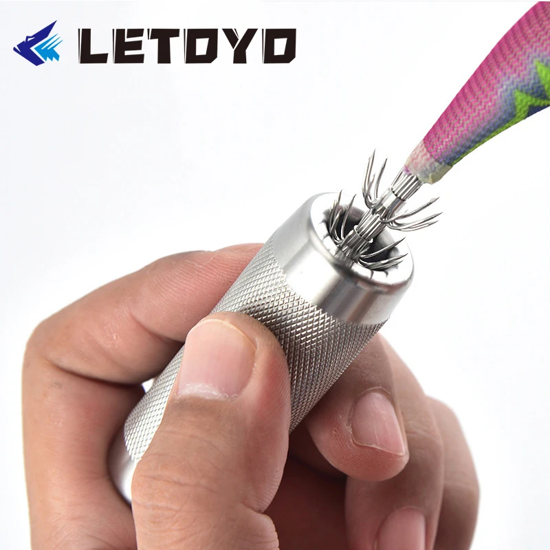 

LETOYO Outdoor Fishing Tools Squid Hook Corrector Can Recover Octopus Hook Ink Hook Youyu Needle Stainless Steel Repair Tools