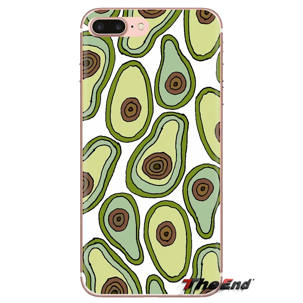 Прозрачный мягкий чехол сумка вкусный Авокадо Фрукты Еда для samsung Galaxy S3 S4 S5 мини S6