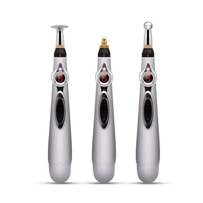 

Electric Acupuncture Pen Tens Massage Meridian Energy Therapy Pen Pain Relief Mini Stimulation Massager Health Care