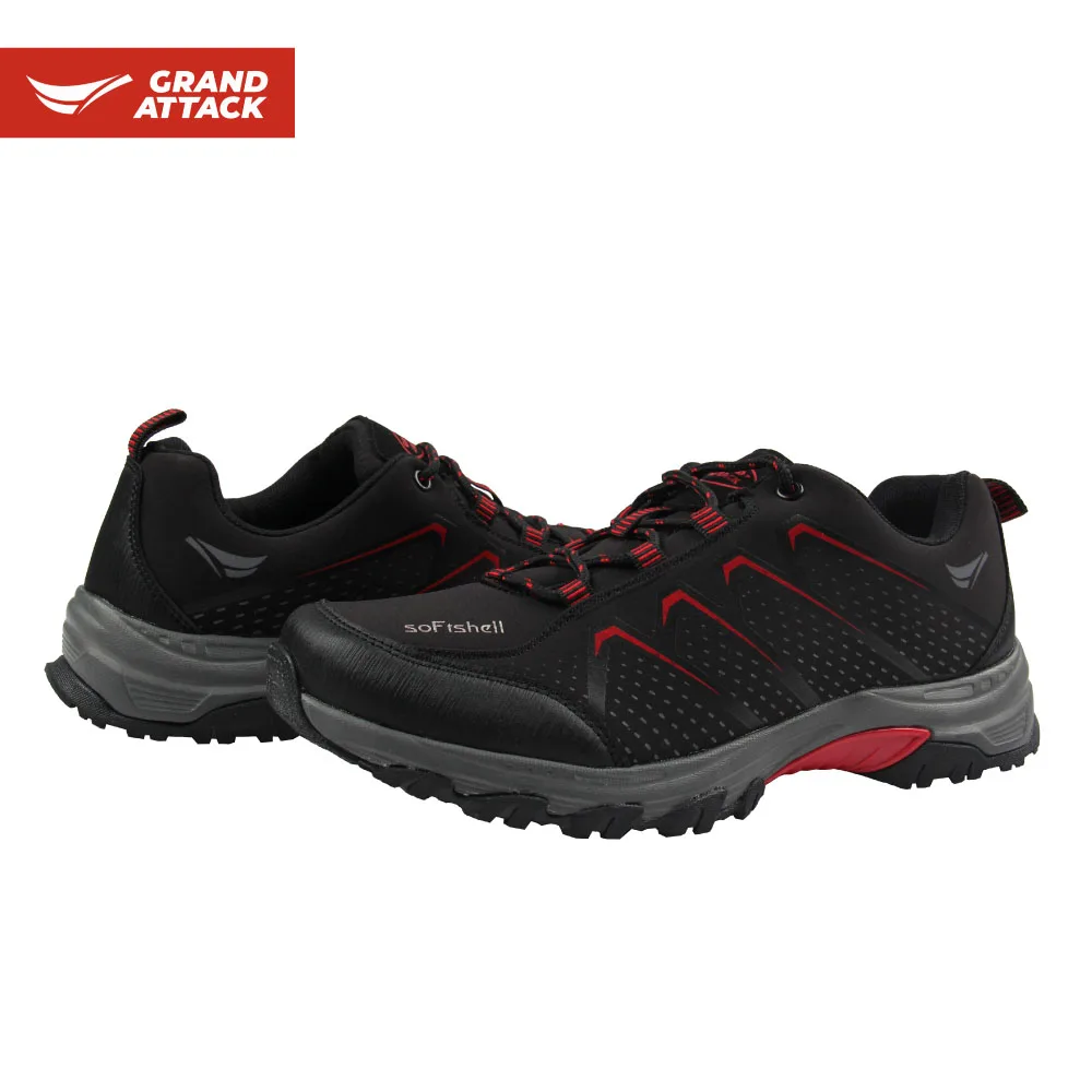 Grand Attack High Quality Mens Soft Shell Outdoors Walking Hiking Trekking Backpacking Lightweight Shoes Lace Up shoe | Обувь