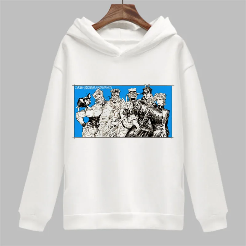 Толстовка с капюшоном для косплея по мотивам невероятные приключения джоджо |