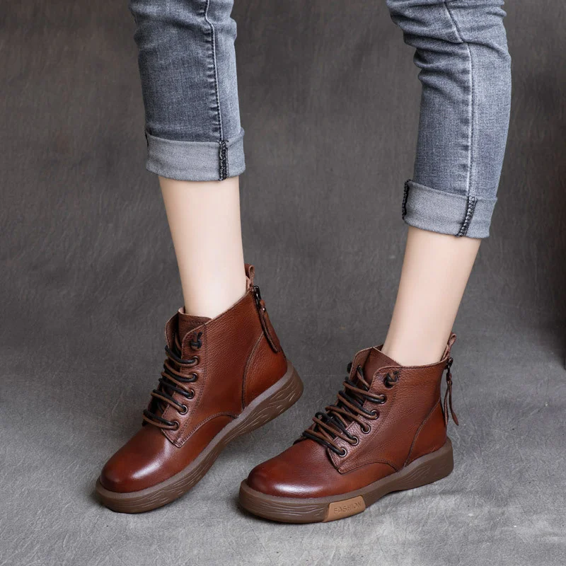 

Fashion Women Boots Large Short Women's Boots Breathable Short Large Women Boots Round Casual Woman Shoes