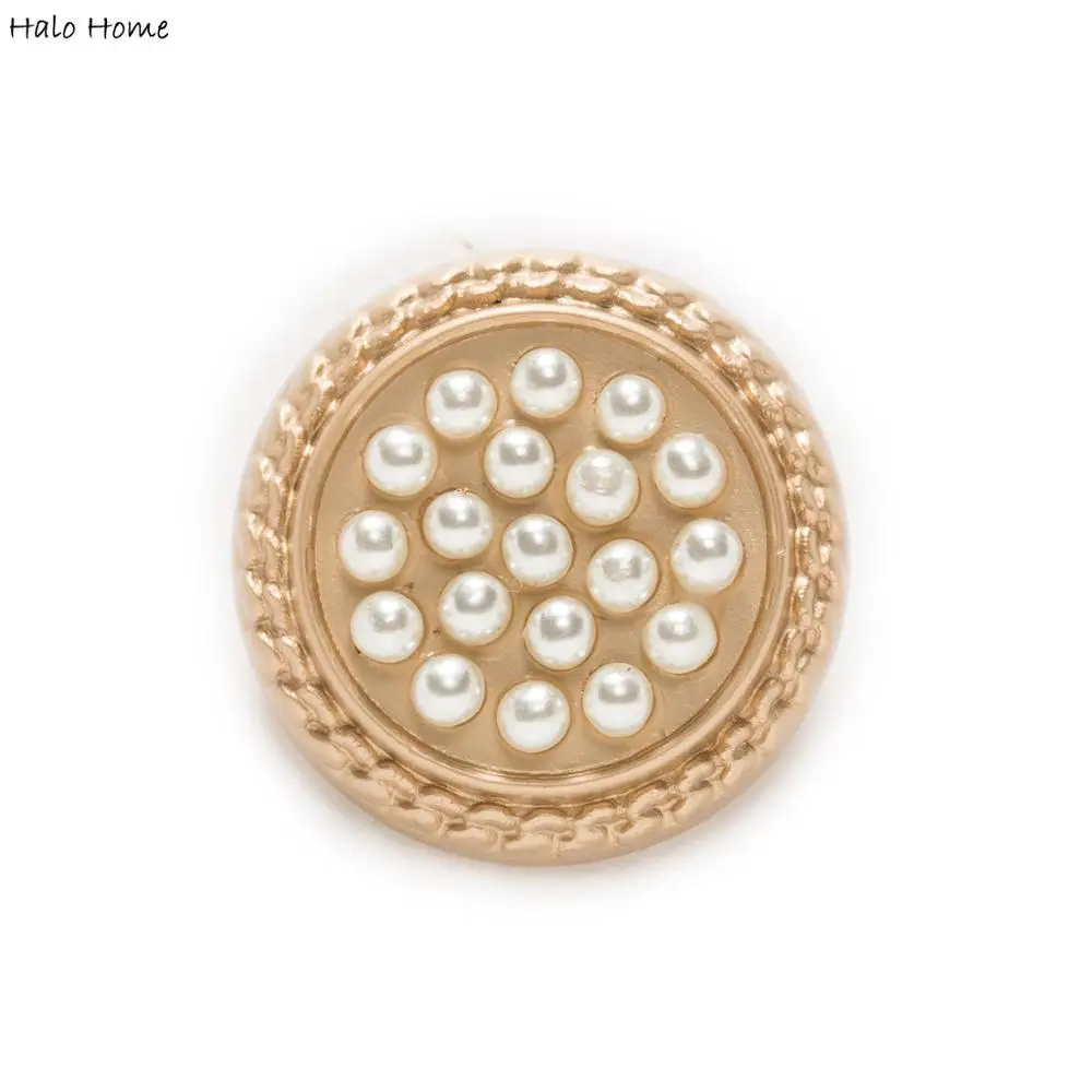 5 шт. жемчужные круглые металлические пуговицы для ремонта шитья замены