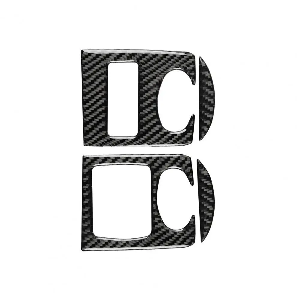 

4Pcs Useful Window Lifter Panel Trim Solid Lightweight Carbon Fiber Decorative Sticker Window Lifter Panel Stickers