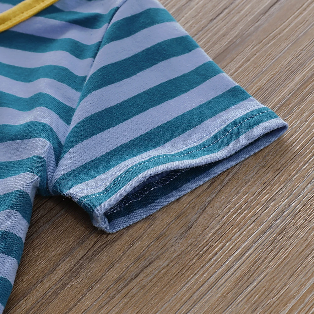 2020 Милая летняя одежда для малышей футболки мальчиков комбинезон сестры и брата