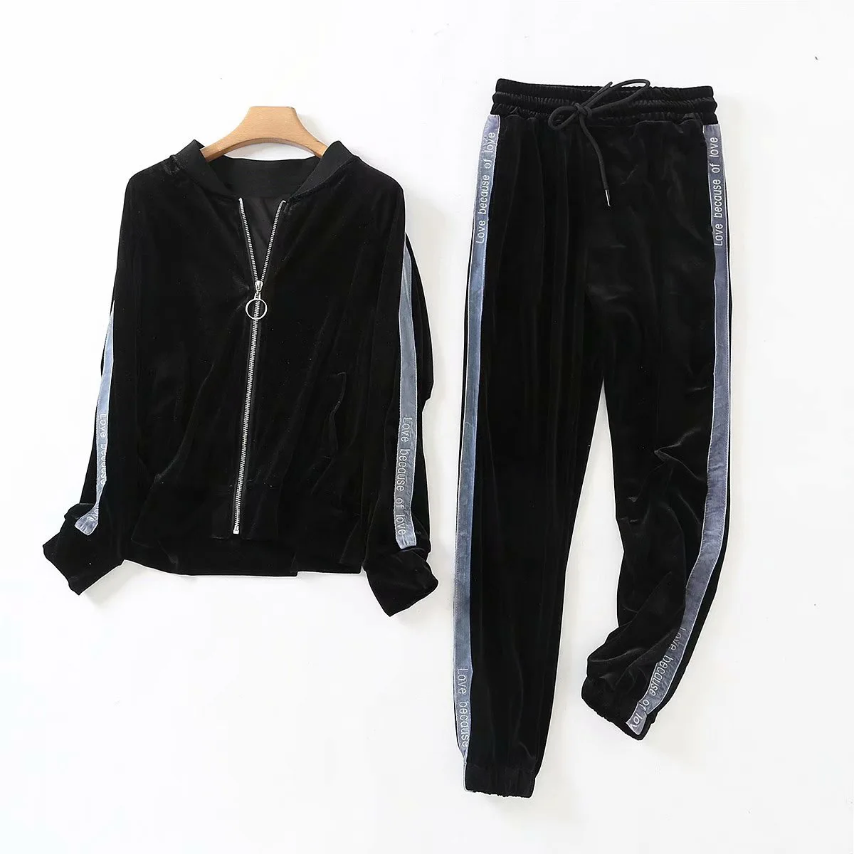 Женский флисовый спортивный костюм из двух предметов толстовка с капюшоном и