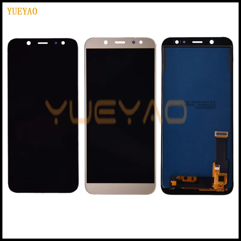 Протестированный ЖК-дисплей для SAMSUNG Galaxy A6 2018 A600 SM-A600F A600FN и сенсорный экран
