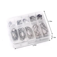 ise ni small ten grid 100 boxed fish hooks tube attached ise ni 3 12 with barbs and perforated black