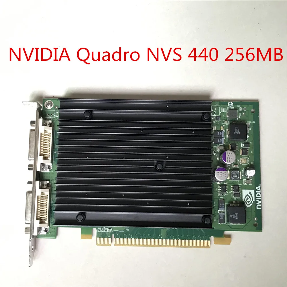 Графическая карта для NVIDIA Quadro NVS 440 256 Мб двойной фотовыход графическая