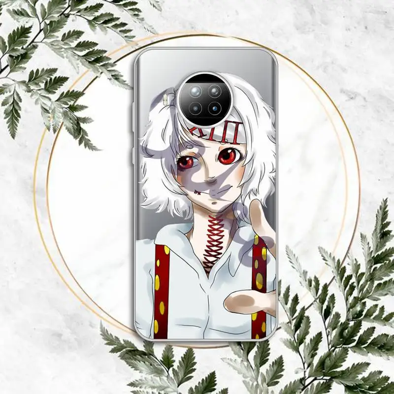 

anime JUUZOU SUZUYA Tokyo Ghouls Phone Case Transparent for Xiaomi Redmi note 10 t 8 9 pro lite 11
