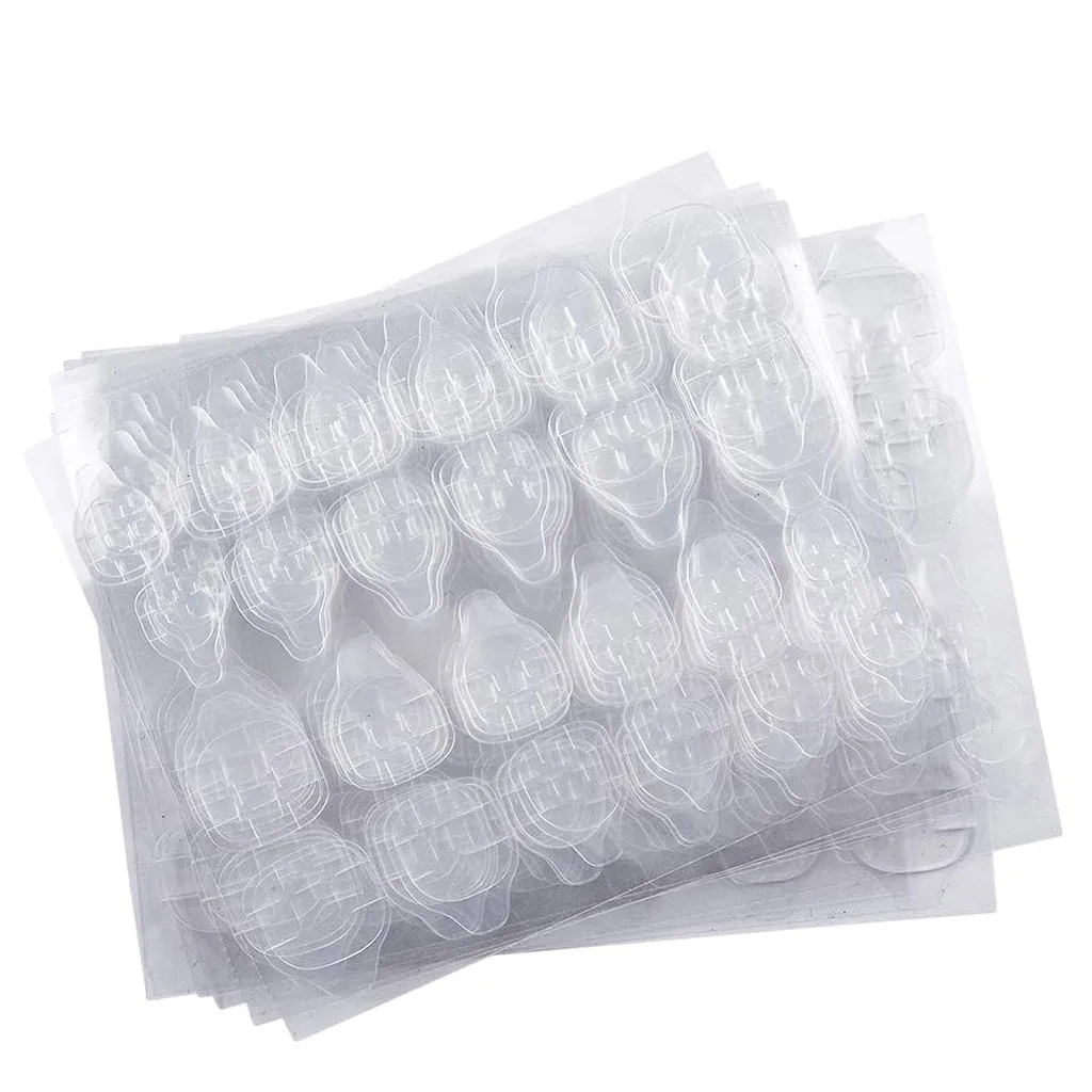 

1 Sheets 24pcs Double-side Nail False Glue Sticker False Nail Glue Jelly Gel DIY Tips Tape Gel Makeup Tool Art Extension Tool