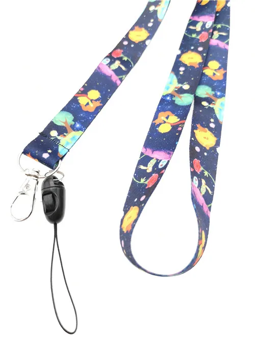 Новый мультфильм 1 шт. Маленький принц милый ключ бейдж со шнурком ID Держатели