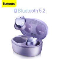 baseus e2 tws wireless headphoes true wireless earphones bluetooth 5 2 earbuds hd stereo headset for iphone 13 samsung ear buds