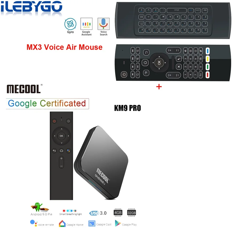 4GB 32GB MX3 V KM9 PRO ТВ Android tv 9,0 tv Box DDR4 4 Гб ram 32 ГБ rom Amlogic S905X2 Smart tv Box 2,4G 5G WiFi BT4.0 4K HD телеприставка - Цвет: 4GB 32GB MX3 V