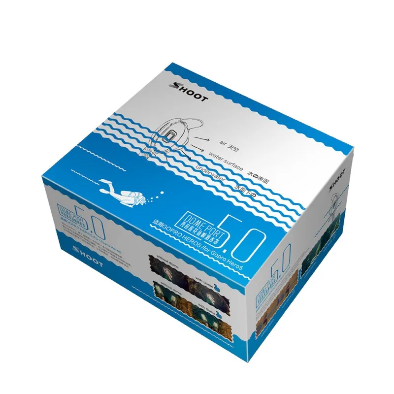 

Underwater Shooting Snorkeling Accessories Action Camera Lens Hood Dome Part For GoPro Hero 5/6/7