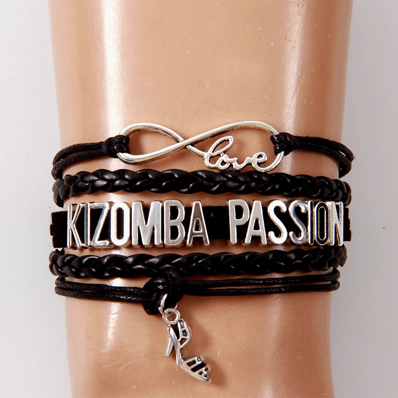 Бесконечность любовь кизомба страсть женский браслет на высоком каблуке обувь