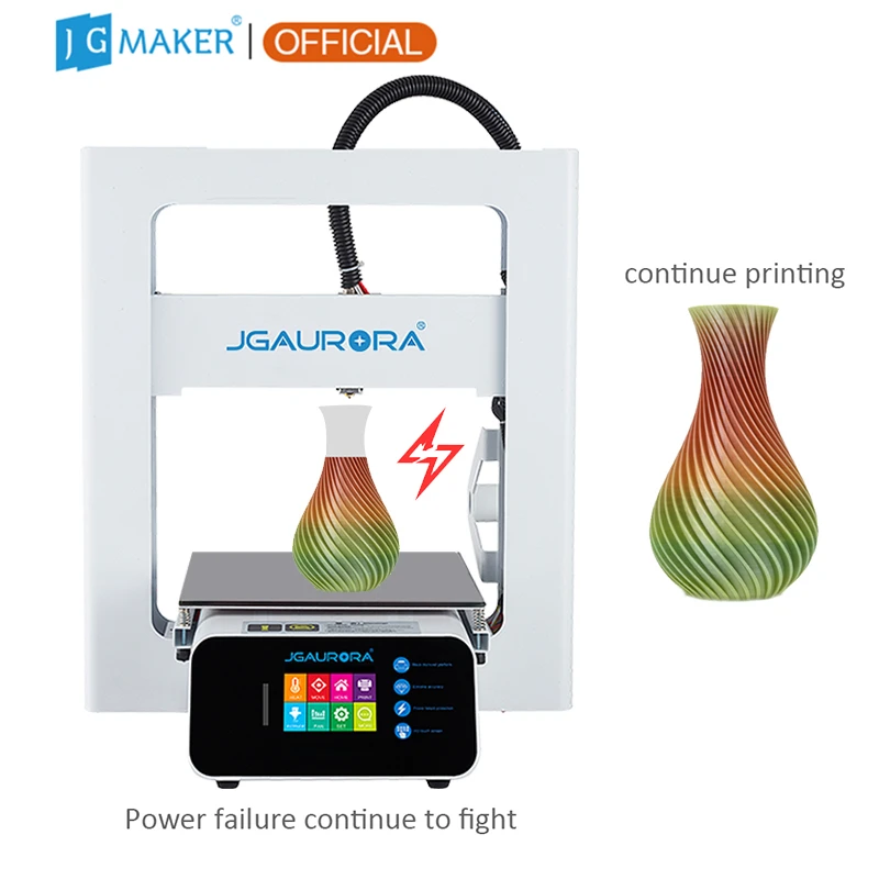 3D принтер JGMAKER A3S датчик накаливания печати с высокой точностью крупногабаритный