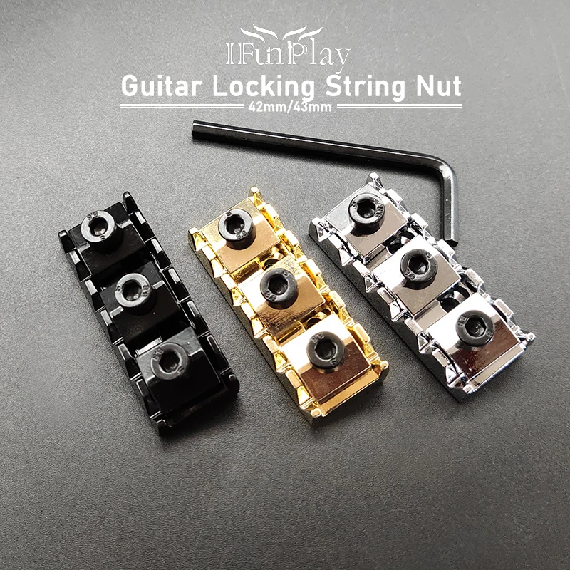 Электрогитары 42 мм/43 мм металлическая гитара тремоло моста замок струна гайка
