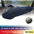 Для Hyundai Sonata NF 2005 2006 2007 2008 2009 Противоскользящий коврик для приборной панели накладка солнцезащитный коврик аксессуары для автомобиля Стайлинг чехлы