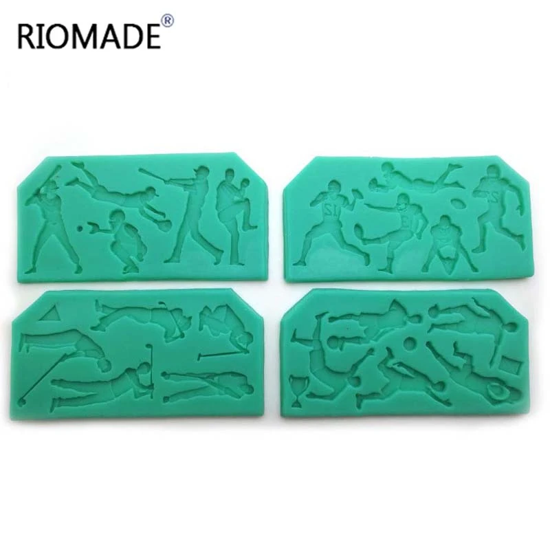 Силиконовые формы для спортивных игр инструменты украшения торта форма помадки