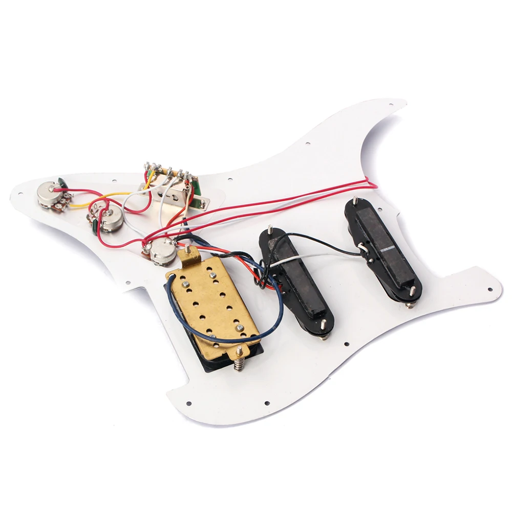 3-слойная электрическая гитара предварительно Заряженная Защитная плата Pickguard SSH