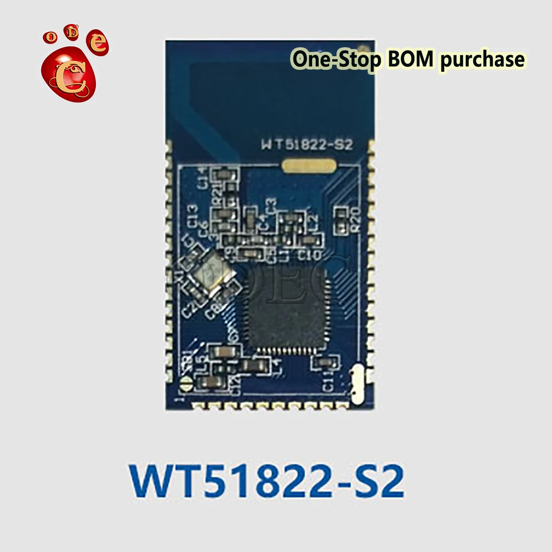 5pcs NRF51822 WT51822-S4AT WT51822-S2 WT51822-DK Bluetooth pass-through module ATBLE4 low power consumption Original new | Электронные