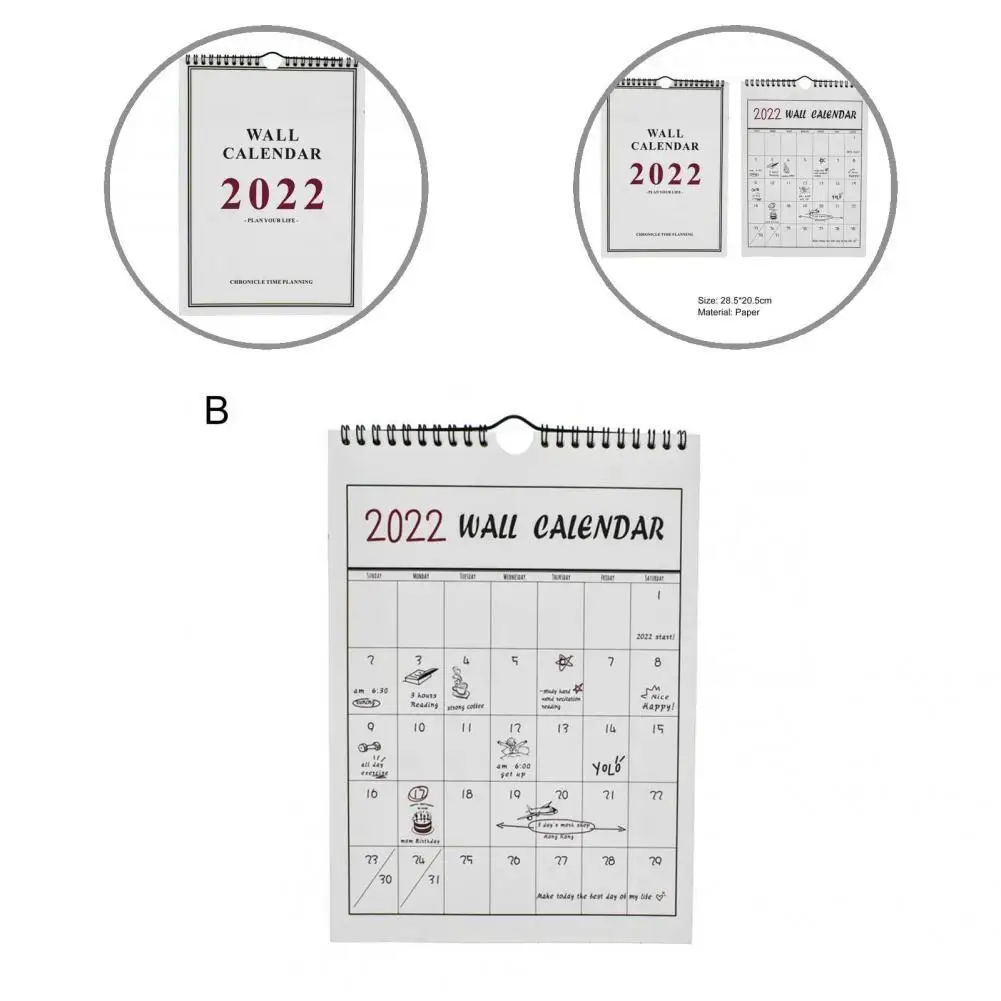 

Календарь для ежедневного использования, Легкий Настенный Органайзер, календарь для гостиной