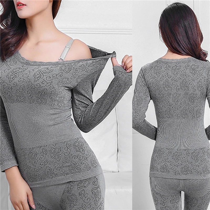 Thermal Underwear For Women Sexy Warm Long Johns For Women Seamless Winter Thermal Underwear Set Warm Thermos Clothing Women/Men