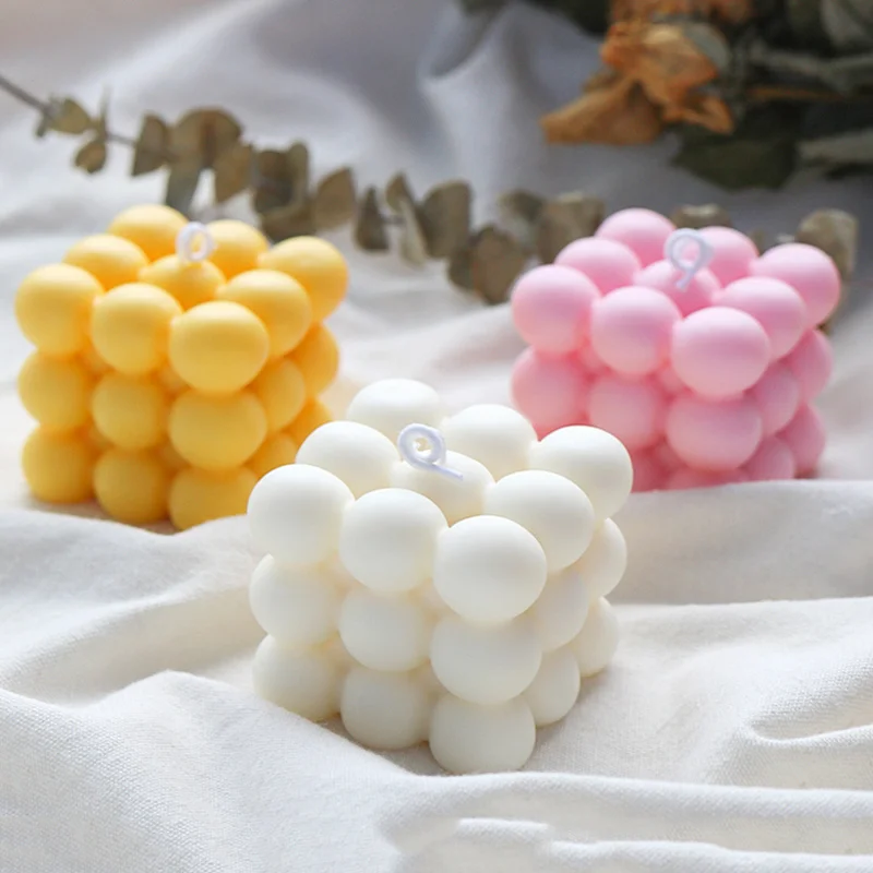 Форма для кубической свечи с 6 полостями силиконовые формы поделок ручной работы