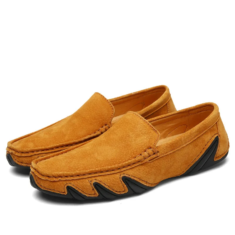 Mocassin Homme из свиной кожи Повседневные мужские мокасины Мужская обувь натуральной |