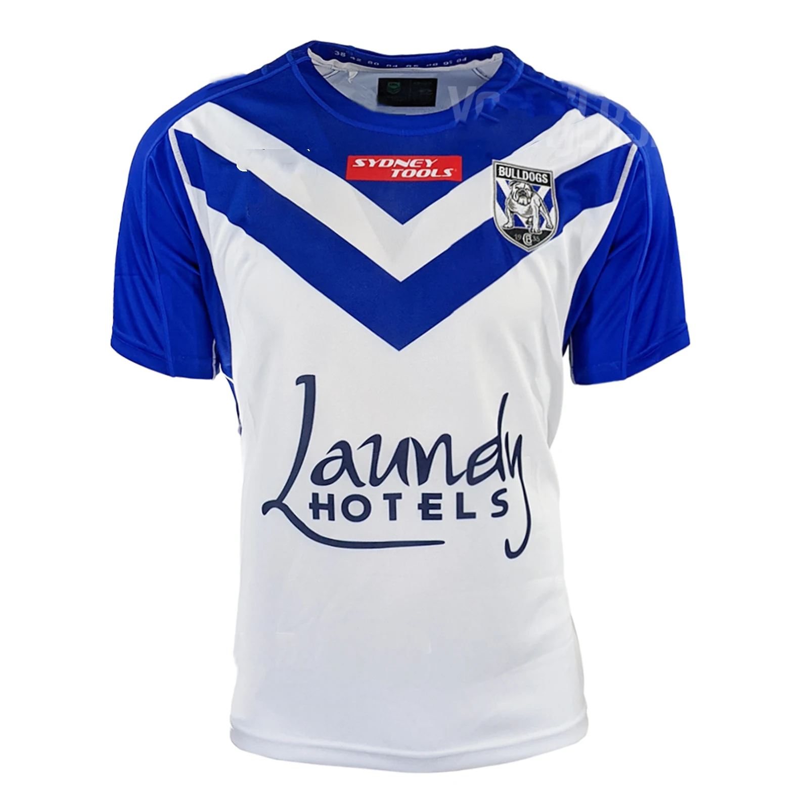 

2021 Bankstown Bulldogs Men's Replica Home Rugby Jersey Sport Shirt S-5XL