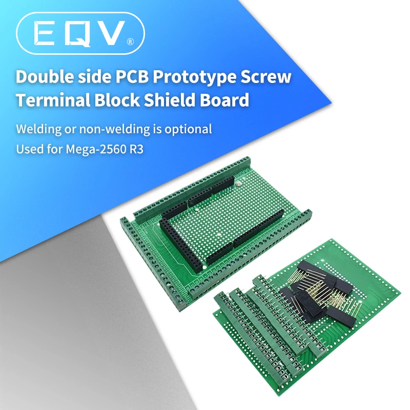 Двухсторонняя печатная плата прототип Клеммная колодка щит комплект для Mega 2560 R3