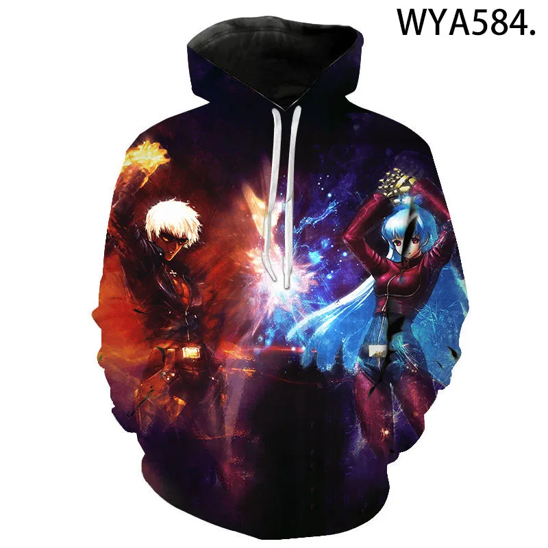

New Fashion Boy Girl Kids The King Of Fighters Printed 3D Hoodies Streetwear Men Women Children Sweatshirts Long Sleeve Tops