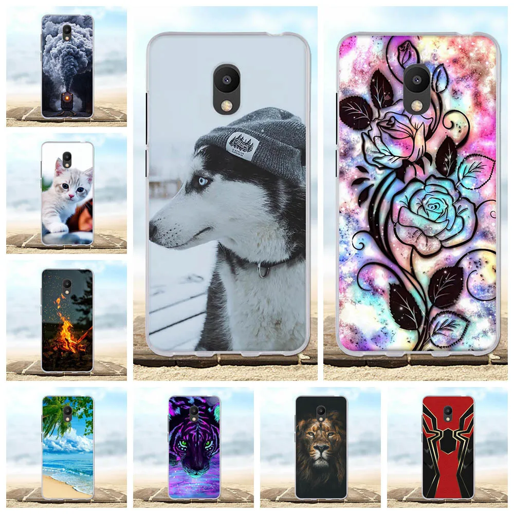 Чехол для Meizu M6 Ультратонкий Мягкий силиконовый чехол из ТПУ Meiblue 6 с рисунком