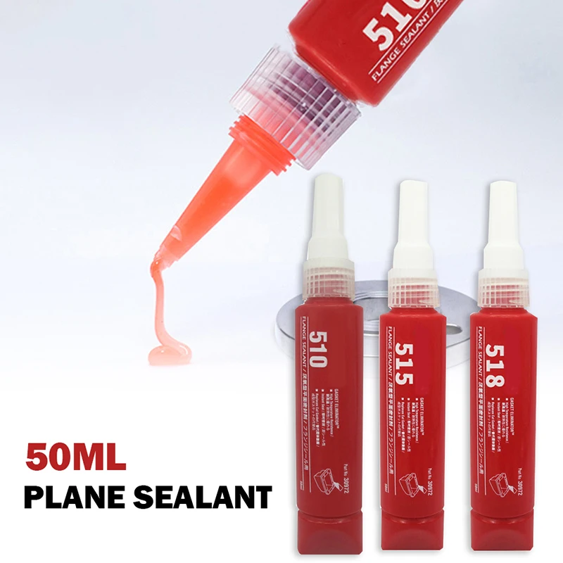 

50ml 510 flat high temperature resistant oil resistant flat sealant 518 Sealant Super Glue High Strength Anti-loose Seal Glue