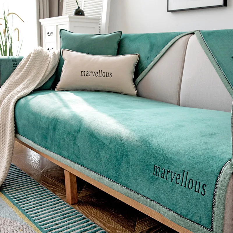 Нескользящий чехол для дивана современное покрытие угловых диванов сиденья