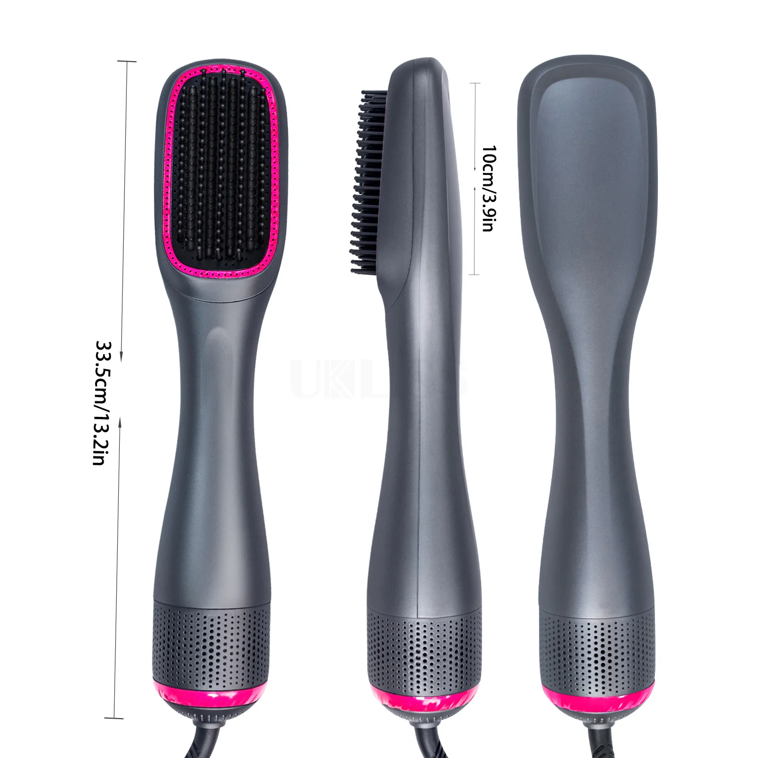 

Hair Straightener 1000W Hair Dryer Hot Air Brush Wet Dry Use Brush Comb Negative lon Hair Straight Styler Hair Comb