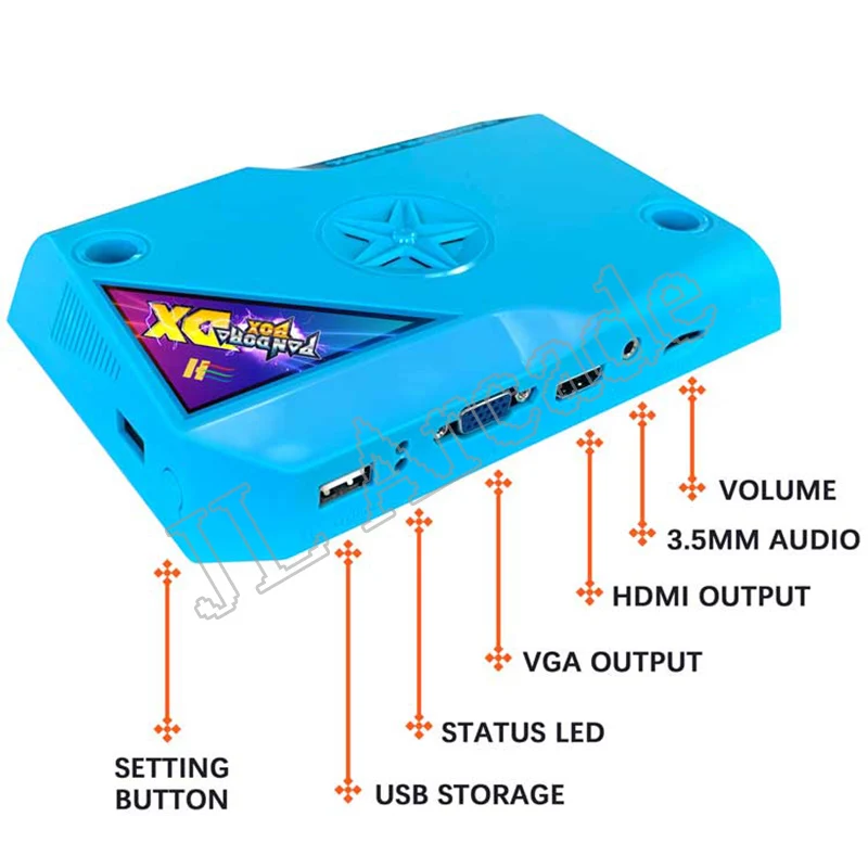 Аркадный Игровой Автомат набор сделай сам Jamma MAME оригинальная коробка Pandora 3H DX 3000