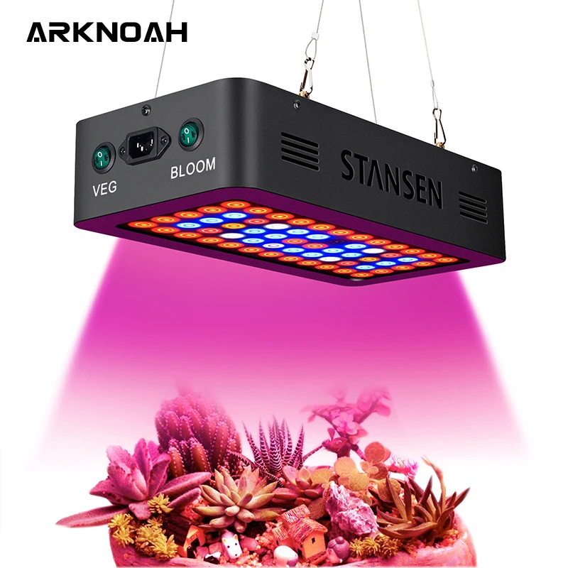 

ARKNOAH 600w 1800W Full Spectrum Grow Light with X2 Lens Dual Chip for Greenhouse Hydroponic Indoor Plants Veg and Bloom