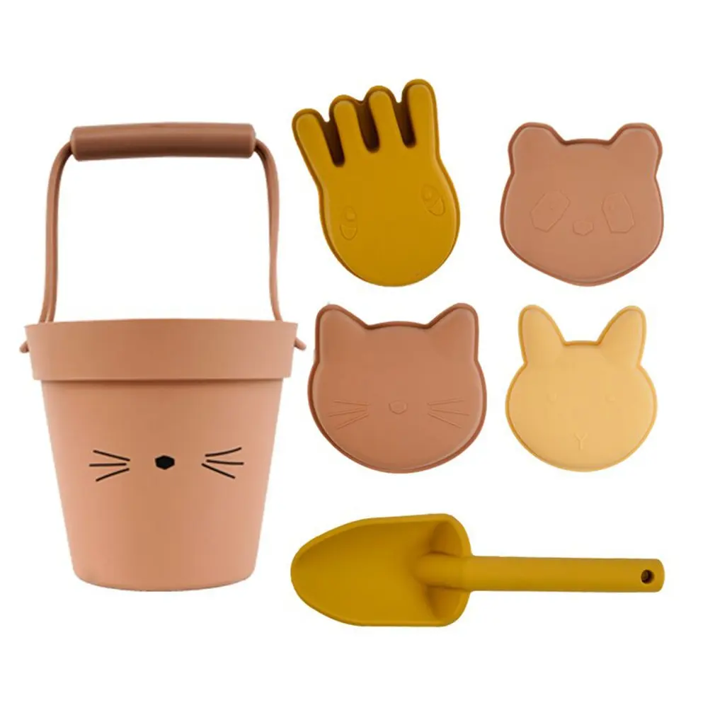 

6 шт./компл. детские пляжные игрушки, детский летний песочный инструмент для песка с лопатой, водный набор для игр на открытом воздухе, игрушк...