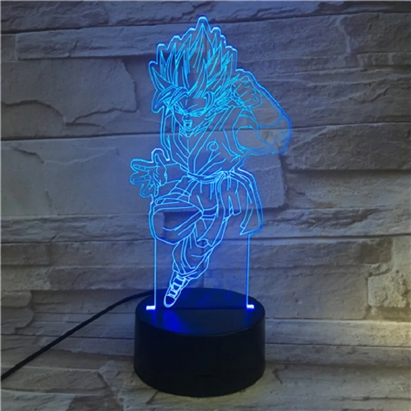 VCity 3D ночник Dragon Ball серии Goku мультфильм рисунок Touch беспроводной USB лампа атмосферное освещение домашний магазин стол современный декор