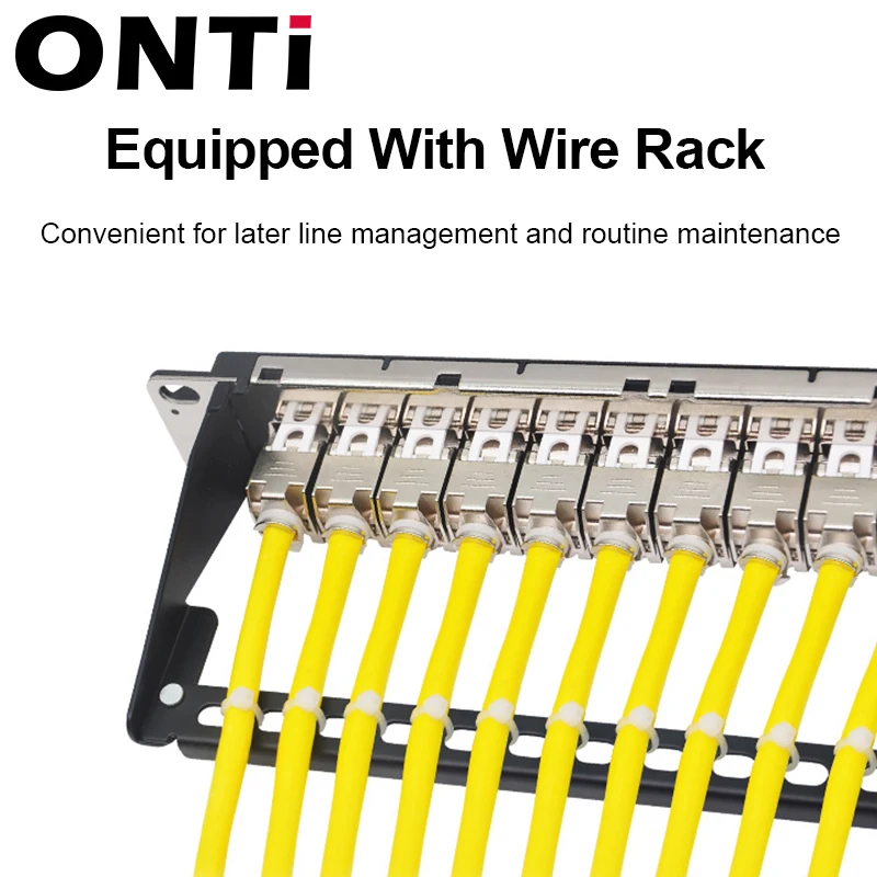 

ONTi 24 Port 1U RJ45 Shielded Module Patch Panel 19" Inch Rackmount Wall Mount CAT5E,CAT6,CAT6A,CAT7,CAT8 STP Keystone Jack