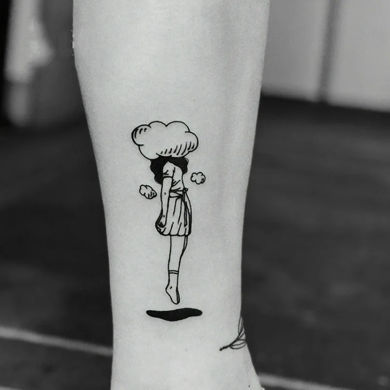 5 шт. татуировки для кошек каваи мужчин и женщин вечерние временные боди-арт