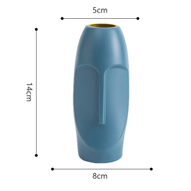 

European Style Vase Decoration Home Decoration Anti-ceramic Plastic Vase Unbroken Wedding Hydroponic Flower Arrangement Modern