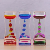 liquid timer visual sensory toy autism sedation special hourglasses glass needs r0g9 motion visual oil timer floating liquid x4k