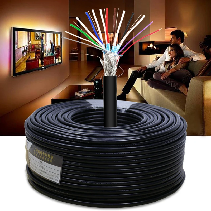 

2,0 Версия 24AWG /26AWG HD HDMI-совместимый провод DIY, разбросанная линия 4K, встроенный декор, не сварка, головка, инженерный кабель HIFI